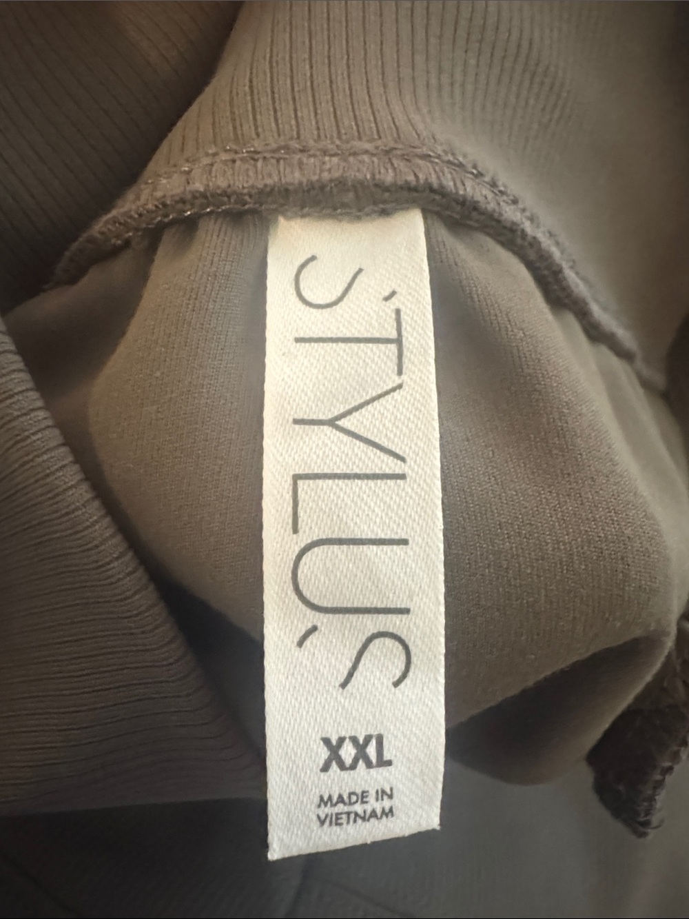 Loose fitted drapey pants, olive green - Picture 7 of 7